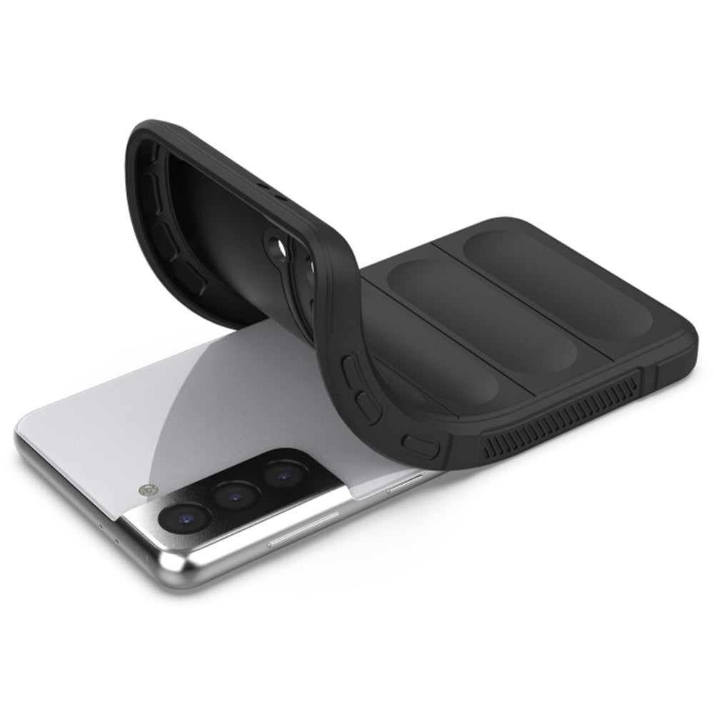 Case for Samsung Galaxy S21 5G G991, Techsuit, Magic Shield, Black