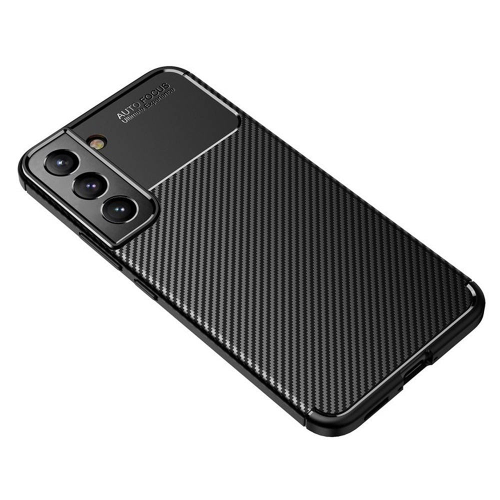 Case for Samsung Galaxy S21 FE 5G G990, Techsuit, CarbonFiber, Black