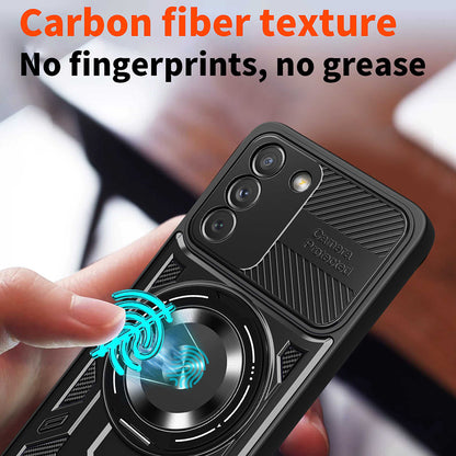 Ovitek za Samsung Galaxy S21 FE 5G G990, Techsuit, RuggedCam, Črn
