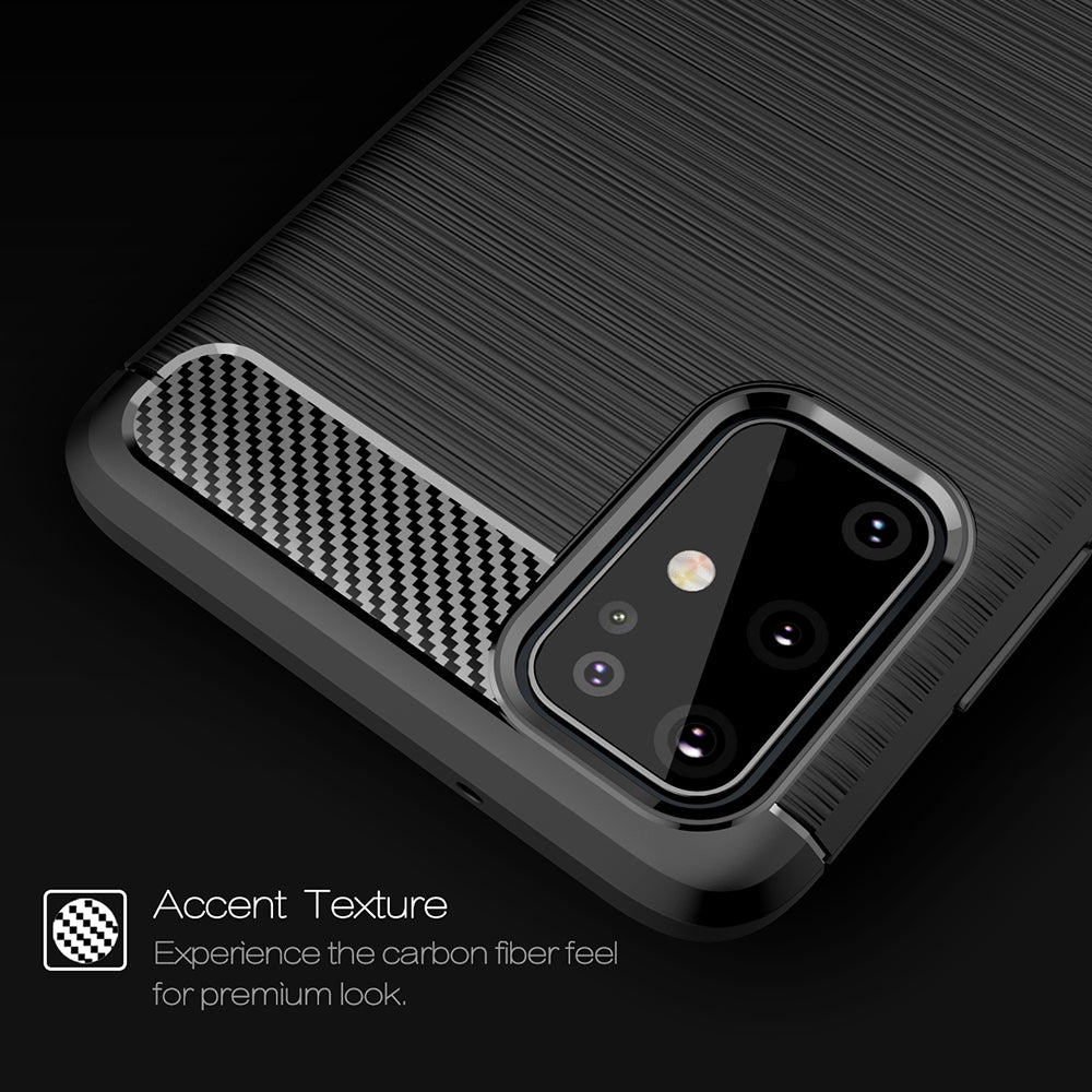 Case for Samsung Galaxy S21 Ultra 5G G998, Techsuit, Carbon, Black