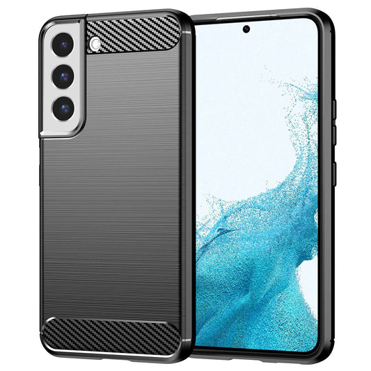 Ovitek za Samsung Galaxy S22 5G S901, Techsuit, Karbon, Črn