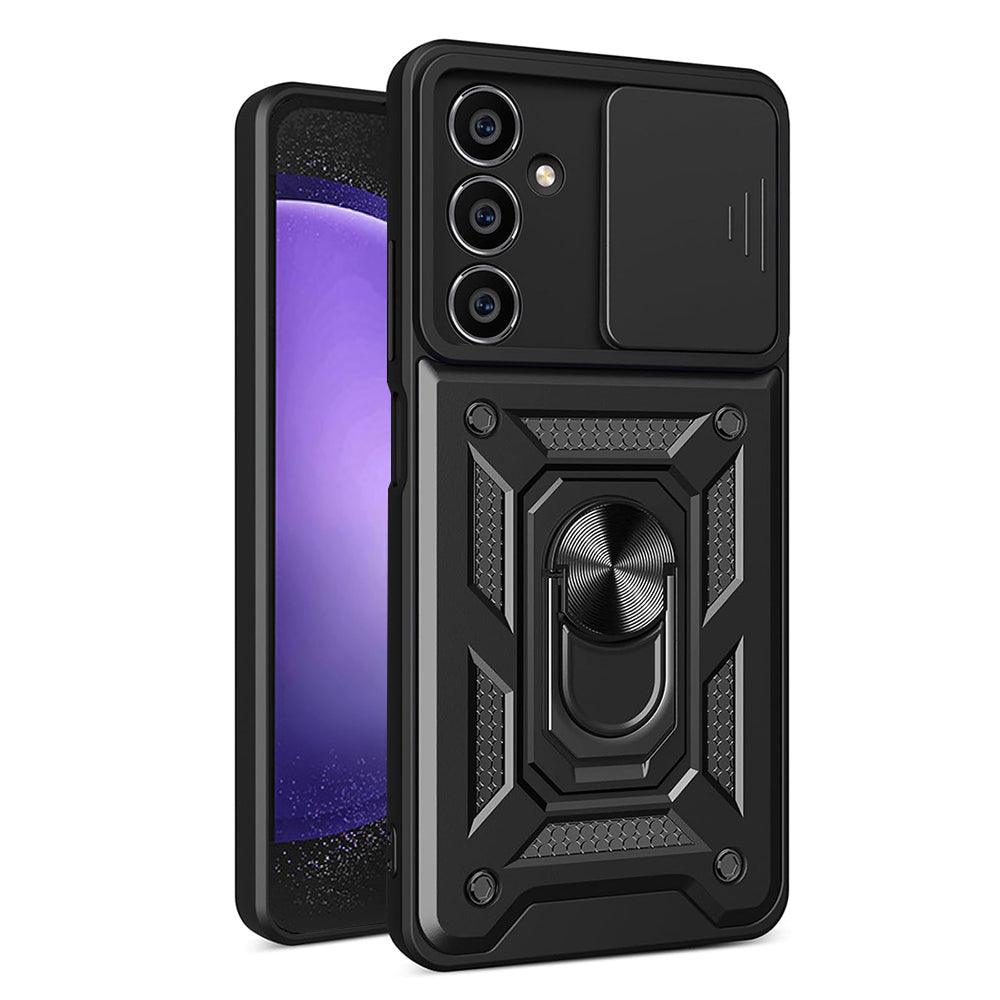 Ovitek za Samsung Galaxy S23 FE S711, Techsuit, CamShield, Črn