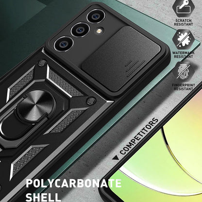 Ovitek za Samsung Galaxy S23 FE S711, Techsuit, CamShield, Črn