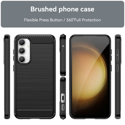 Ovitek za Samsung Galaxy S23 FE S711, Techsuit, Karbon, Črn