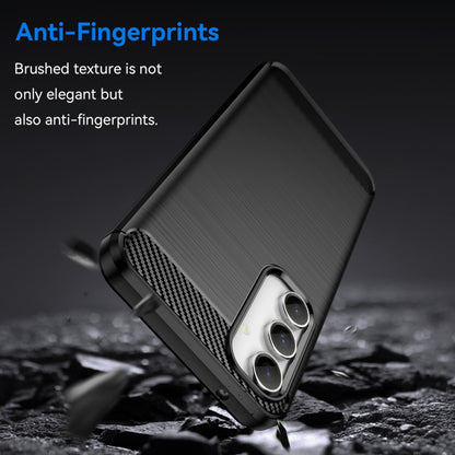 Ovitek za Samsung Galaxy S23 FE S711, Techsuit, Karbon, Črn