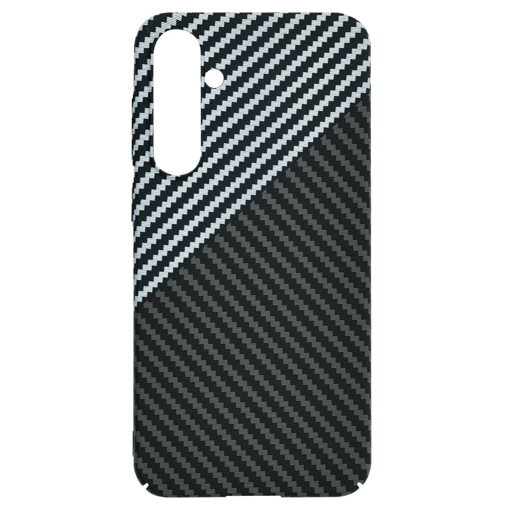 Ovitek za Samsung Galaxy S23 FE S711, Techsuit, Carbonite FiberShell, Črno Siva