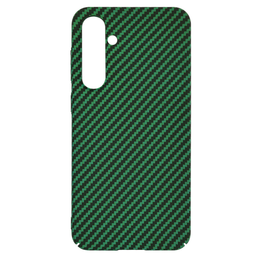 Ovitek za Samsung Galaxy S23 FE S711, Techsuit, Carbonite FiberShell, Zelen