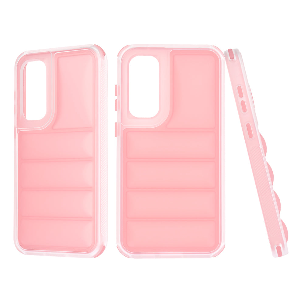 Case for Samsung Galaxy S23 FE S711, Techsuit, Wave Shield, Pink