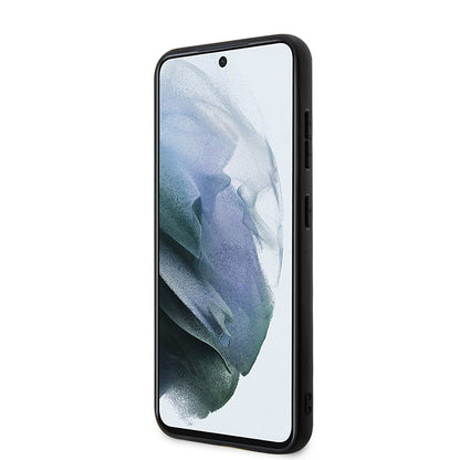 Ovitek za Samsung Galaxy S23+ S916, Karl Lagerfeld, Saffiano Monogram Metal Logo, črn