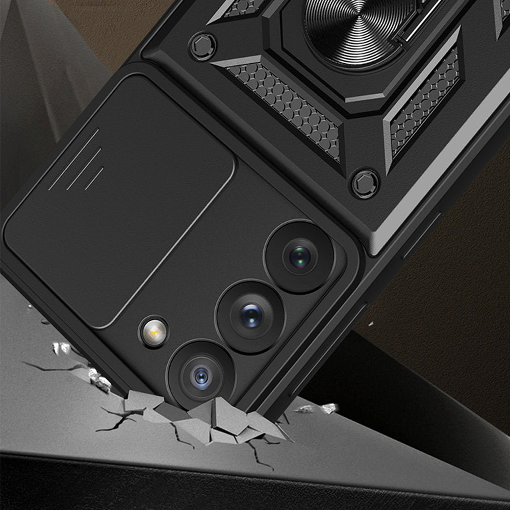 Case for Samsung Galaxy S23+ S916, Techsuit, CamShield, Black