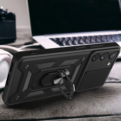 Case for Samsung Galaxy S23+ S916, Techsuit, CamShield, Black