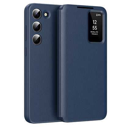 Ovitek za Samsung Galaxy S23+ S916, Techsuit, SmartView, Modra
