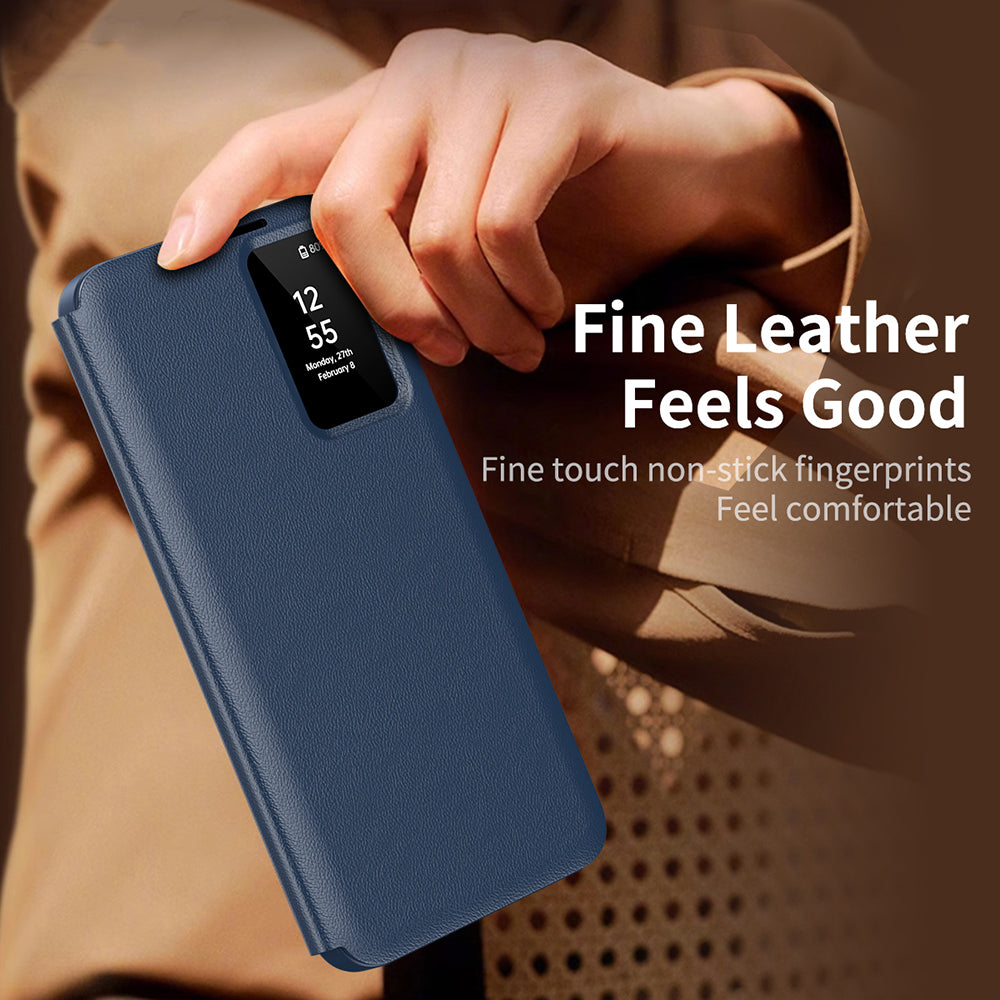 Ovitek za Samsung Galaxy S23+ S916, Techsuit, SmartView, Modra