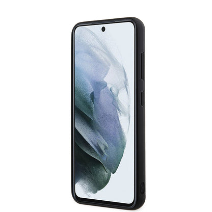 Ovitek za Samsung Galaxy S23 S911, Karl Lagerfeld, 3D Rubber Glitter Logo, črn