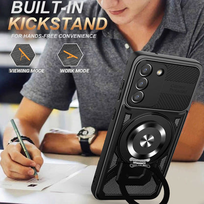 Case for Samsung Galaxy S23 S911, Techsuit, RuggedCam, Black