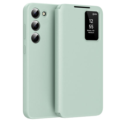 Ovitek za Samsung Galaxy S23 S911, Techsuit, SmartView, Zelen