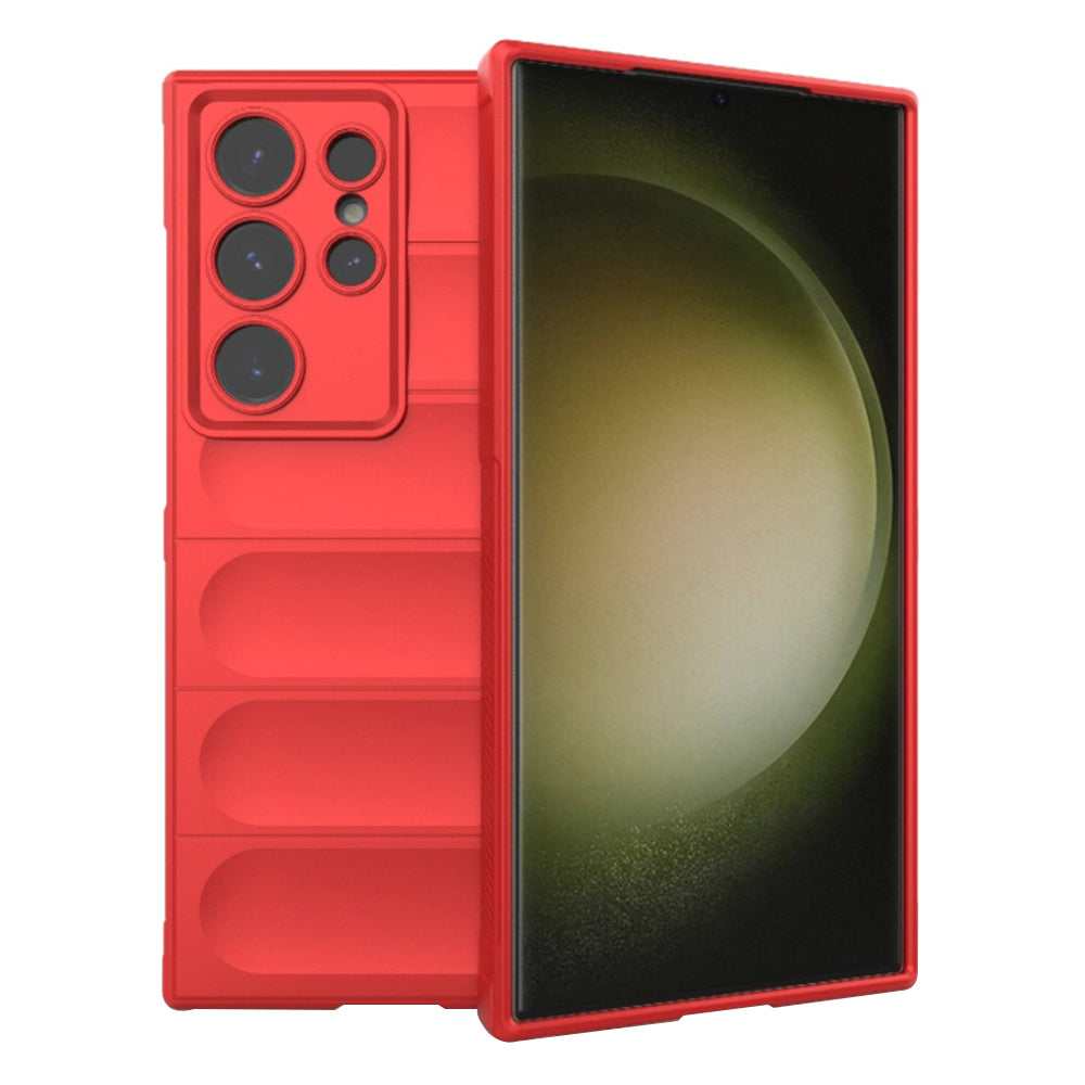Case for Samsung Galaxy S23 Ultra S918, Techsuit, Magic Shield, Red
