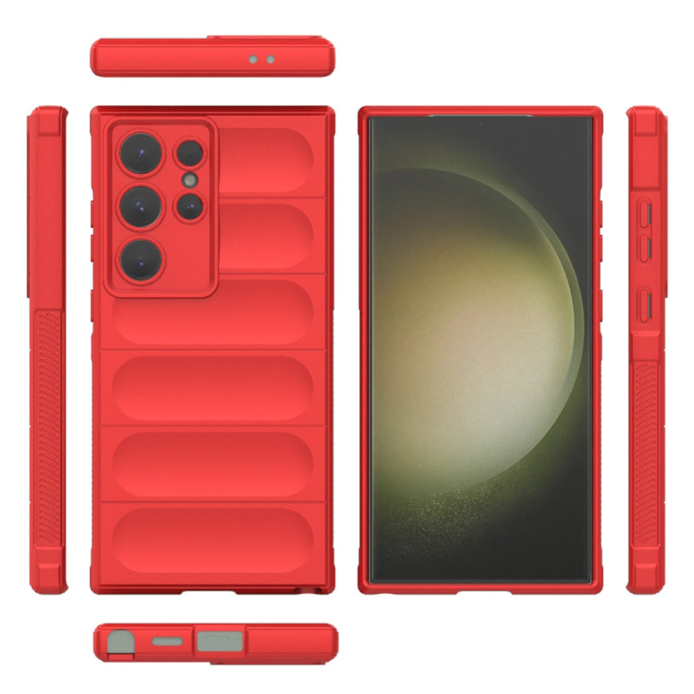 Case for Samsung Galaxy S23 Ultra S918, Techsuit, Magic Shield, Red