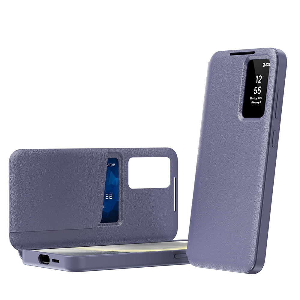 Ovitek za Samsung Galaxy S23 Ultra S918, Techsuit, SmartView, Vijoličen
