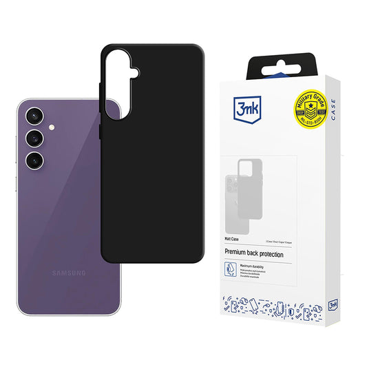 Ovitek za Samsung Galaxy S24 FE S721, 3MK, mat črn