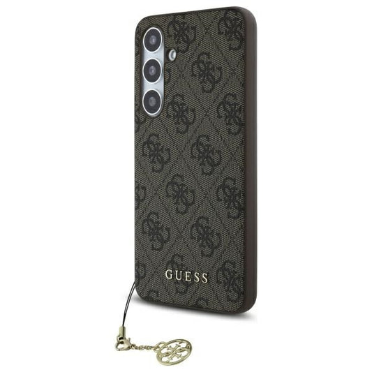 Ovitek za Samsung Galaxy S24 FE S721, Guess, 4G Charm, rjava