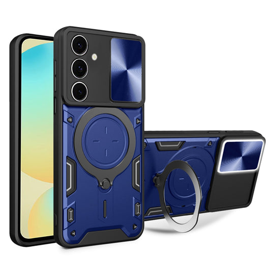 Ovitek za Samsung Galaxy S24 FE S721, Techsuit, CamGuard Pro, Modra