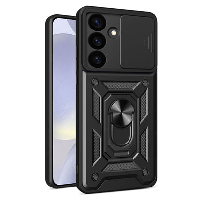 Ovitek za Samsung Galaxy S24 FE S721, Techsuit, CamShield, Črn