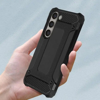 Case for Samsung Galaxy S24 FE S721, Techsuit, Hybrid Armor, Black