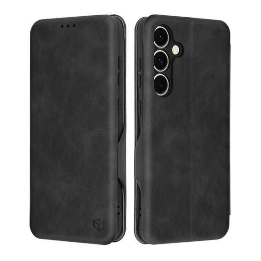 Ovitek za Samsung Galaxy S24 FE S721, Techsuit, Safe Wallet Plus, Črn
