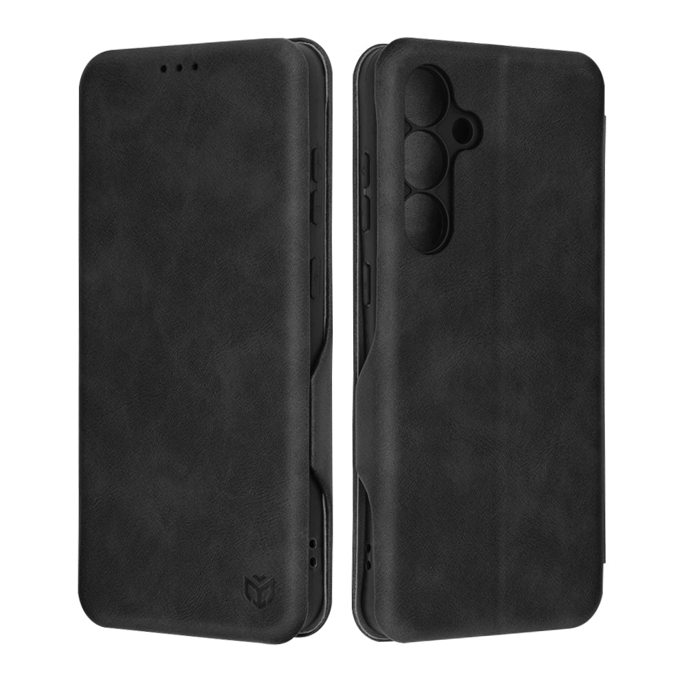 Ovitek za Samsung Galaxy S24 FE S721, Techsuit, Safe Wallet Plus, Črn