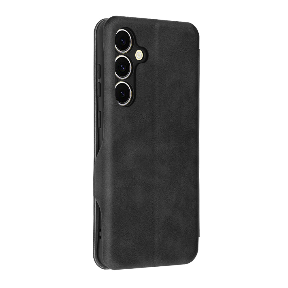 Ovitek za Samsung Galaxy S24 FE S721, Techsuit, Safe Wallet Plus, Črn
