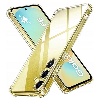 Case for Samsung Galaxy S24 FE S721, Techsuit, Shockproof Clear, Transparent