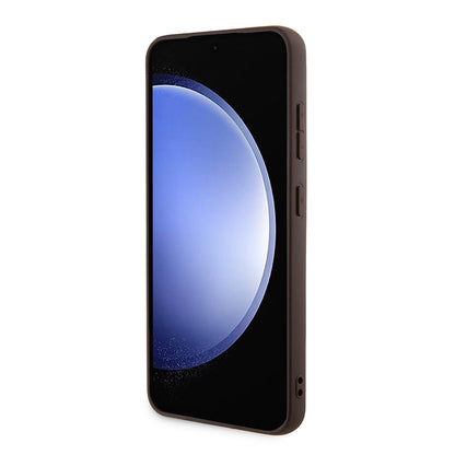 Ovitek za Samsung Galaxy S24+ S926, Guess, 4G Stripe, rjava