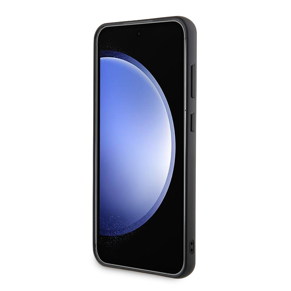 Ovitek za Samsung Galaxy S24+ S926, Karl Lagerfeld, 3D Rubber Ikonik Karl, črn