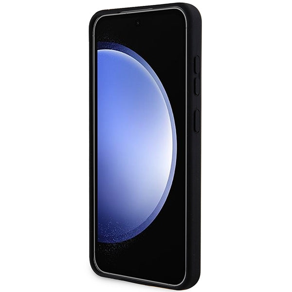 Ovitek za Samsung Galaxy S24+ S926, Karl Lagerfeld, Silicone Ikonik NFT, črn