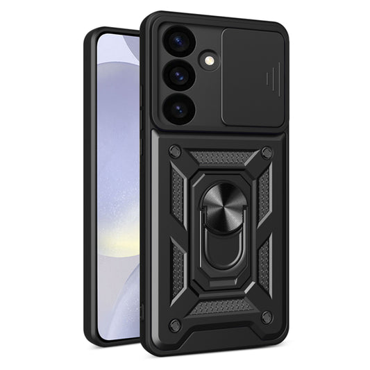 Ovitek za Samsung Galaxy S24+ S926, Techsuit, CamShield, Črn