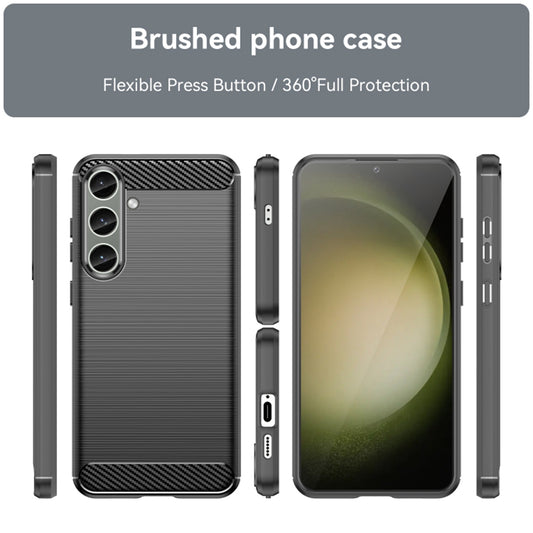 Ovitek za Samsung Galaxy S24+ S926, Techsuit, Karbon, Črn