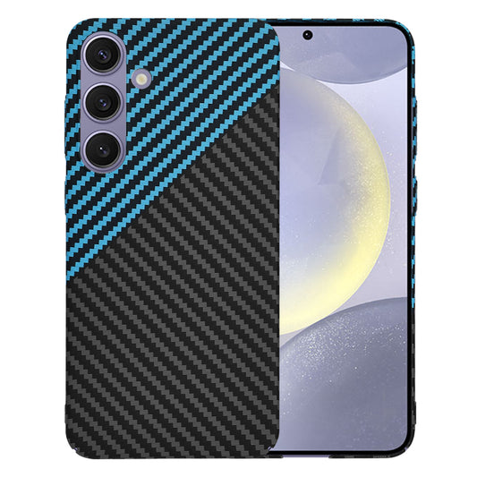 Ovitek za Samsung Galaxy S24+ S926, Techsuit, Carbonite FiberShell, Črno Modra