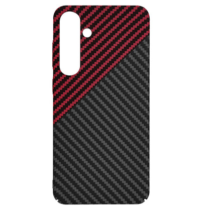 Ovitek za Samsung Galaxy S24+ S926, Techsuit, Carbonite FiberShell, Črno Rdeč
