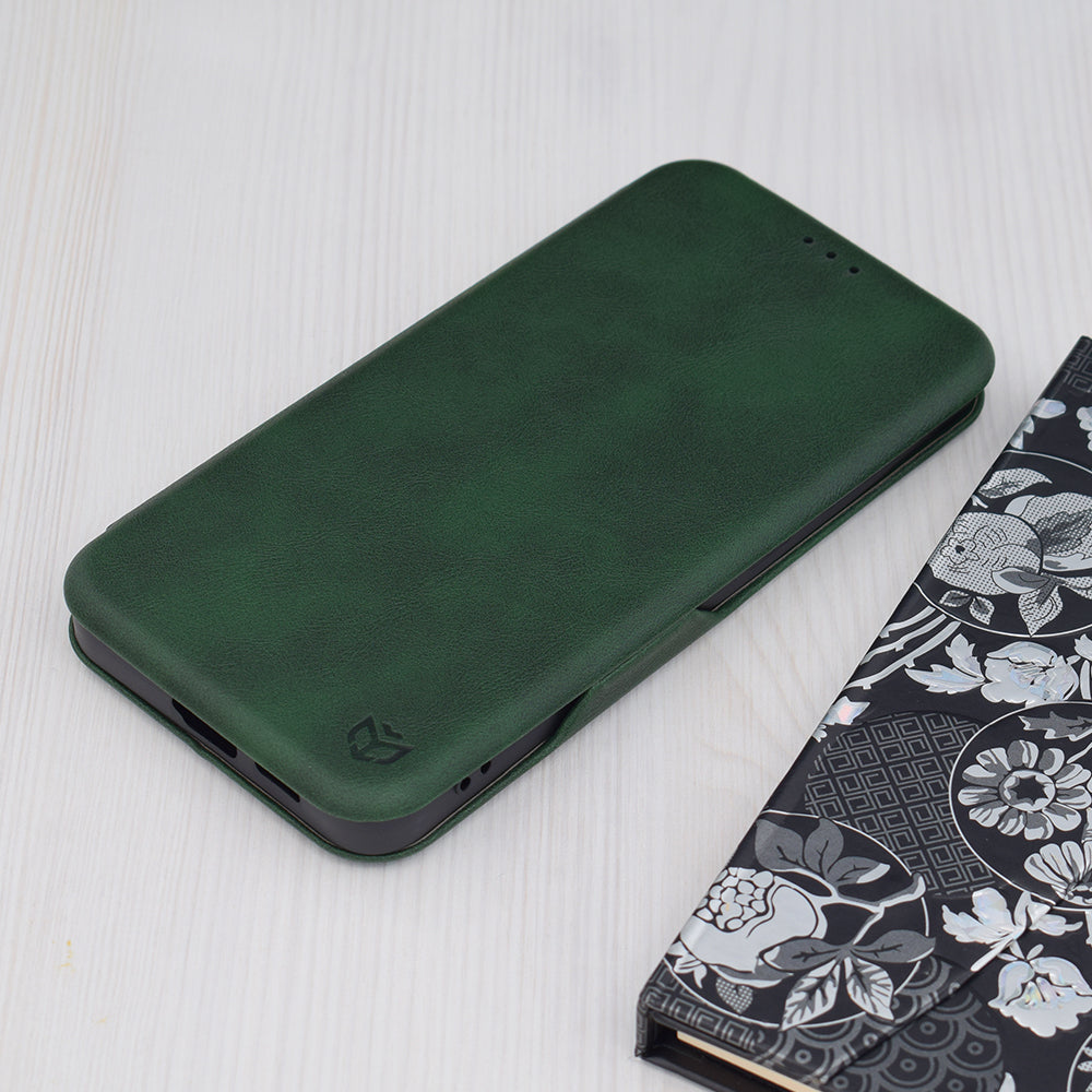 Ovitek za Samsung Galaxy S24+ S926, Techsuit, Safe Wallet Plus, Zelen