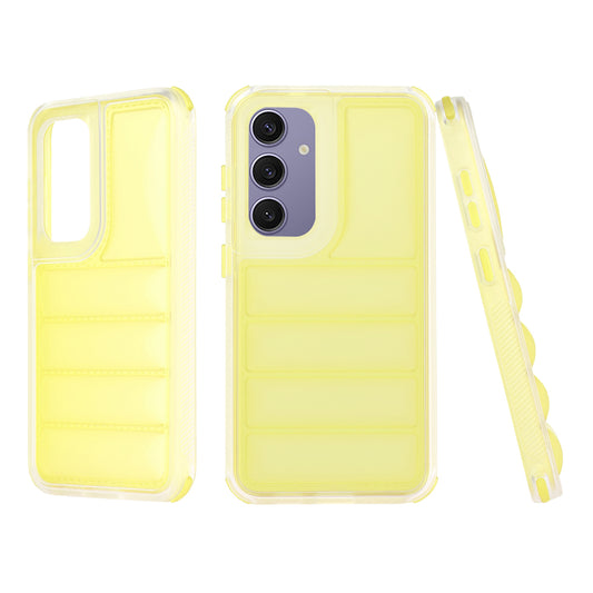 Ovitek za Samsung Galaxy S24+ S926, Techsuit, Wave Shield, rumen