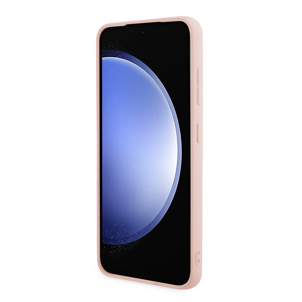 Ovitek za Samsung Galaxy S24 S921, Guess, Glitter Script, Roza