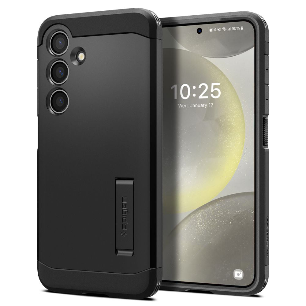 Ovitek za Samsung Galaxy S24 S921, Spigen, Tough Armor, Črn ACS07355