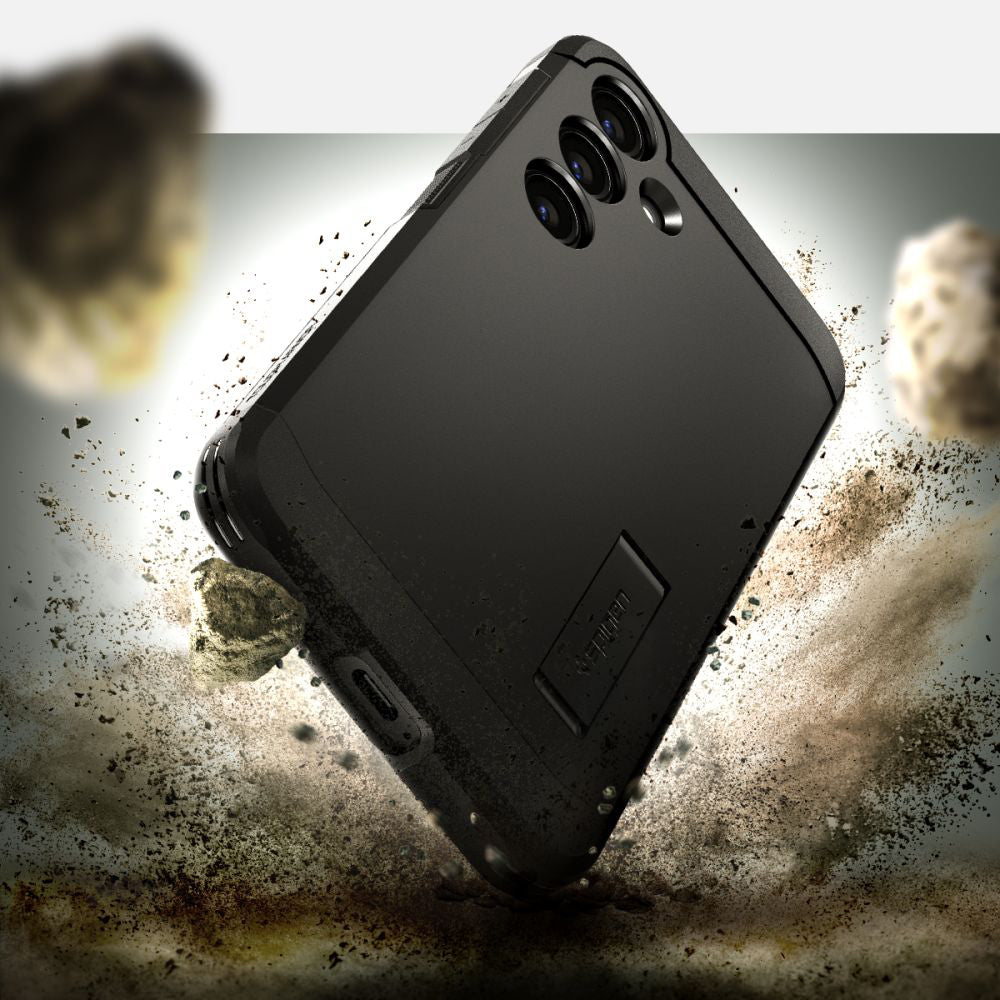 Ovitek za Samsung Galaxy S24 S921, Spigen, Tough Armor, Črn ACS07355