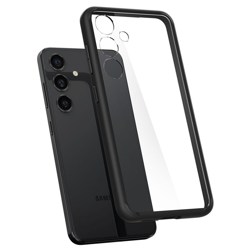 Ovitek za Samsung Galaxy S24 S921, Spigen, Ultra Hybrid, Mat Črn ACS07352