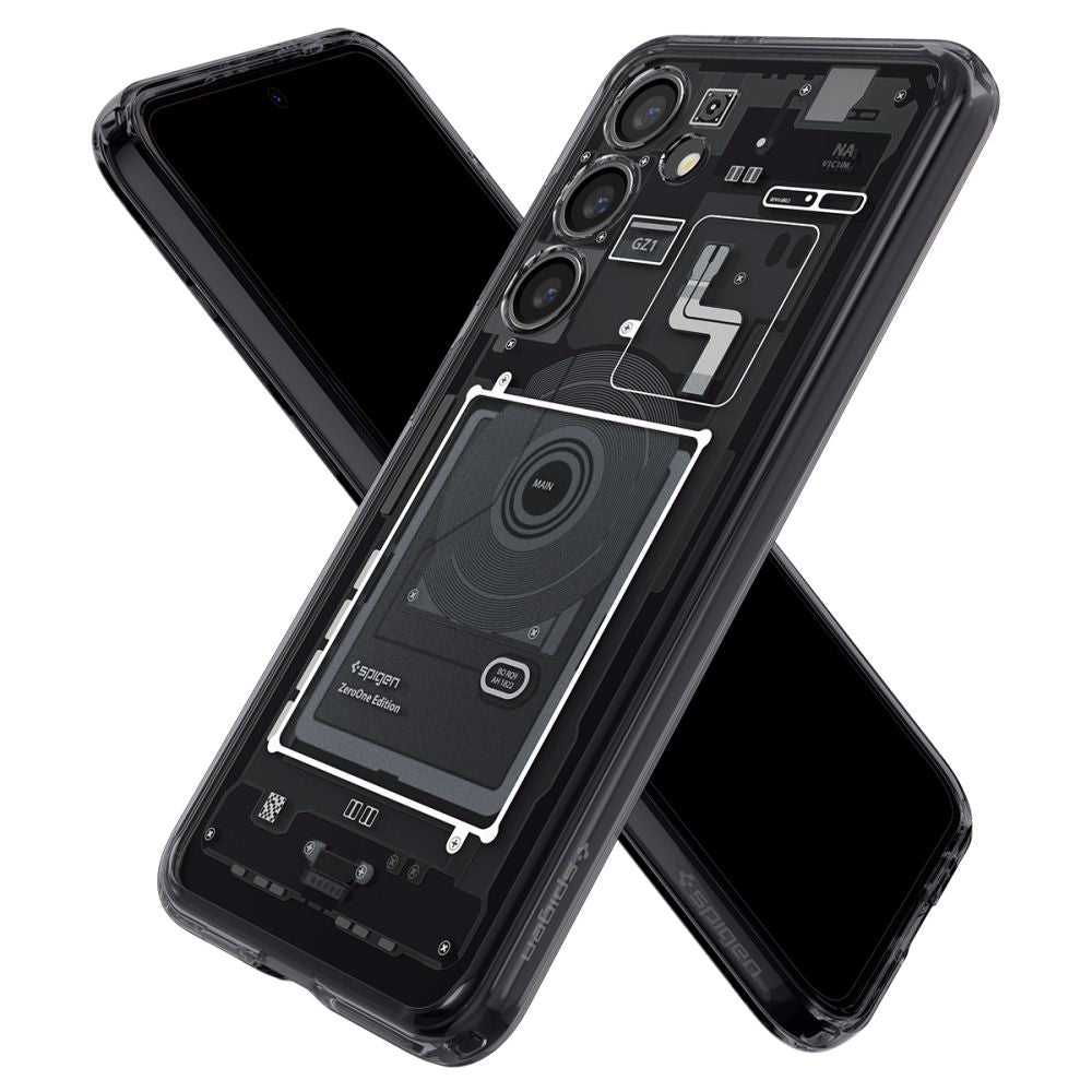 Ovitek za Samsung Galaxy S24 S921, Spigen, Ultra Hybrid Zero One, Mat Črna ACS07350