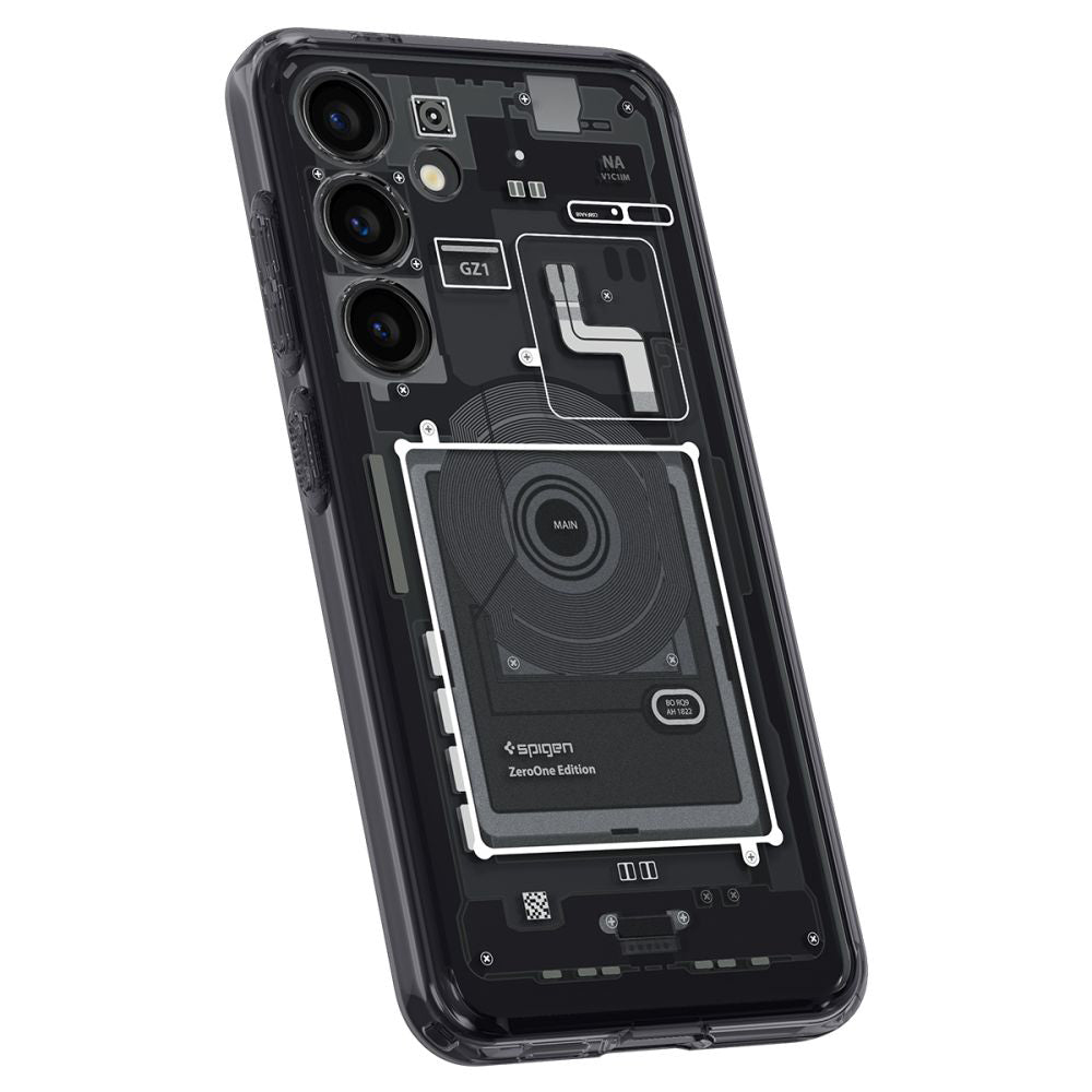 Ovitek za Samsung Galaxy S24 S921, Spigen, Ultra Hybrid Zero One, Mat Črna ACS07350