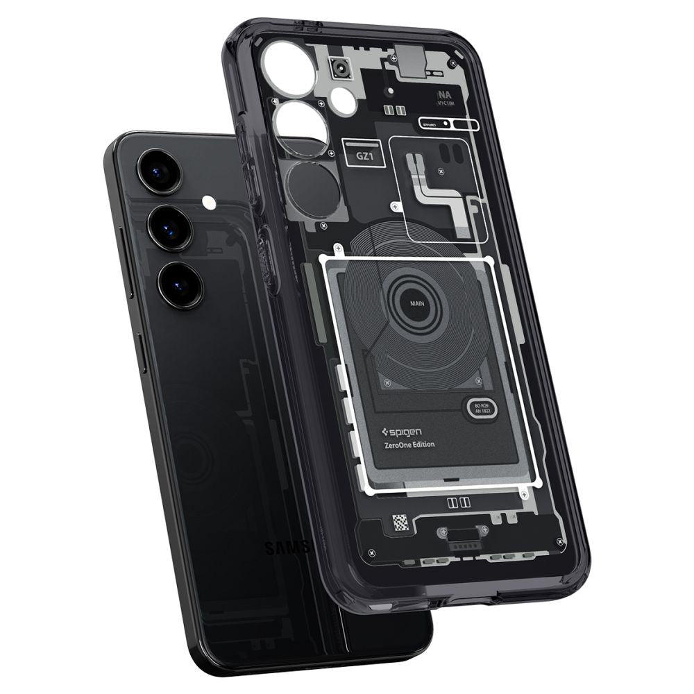 Ovitek za Samsung Galaxy S24 S921, Spigen, Ultra Hybrid Zero One, Mat Črna ACS07350