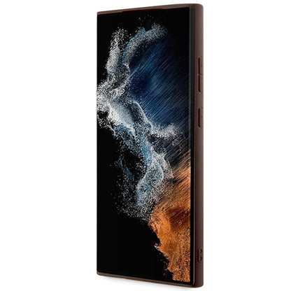 Ovitek za Samsung Galaxy S24 Ultra S928, Guess, 4G Big Logo, rjava