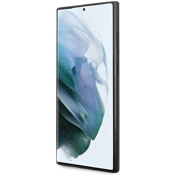 Ovitek za Samsung Galaxy S24 Ultra S928, Guess, 4G Metal Gold Logo, črn